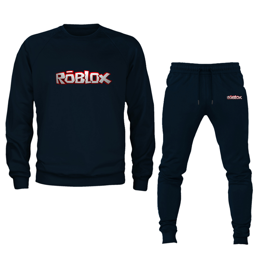 Men's Roblox Game Crewneck Sweatshirt Joggers Suit – Tee