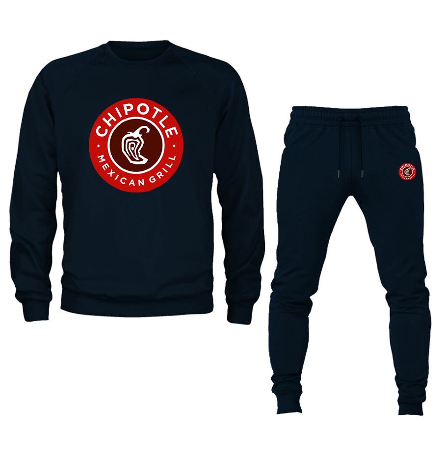 Men's Chipotle Mexican Grill Crewneck Sweatshirt Joggers Suit