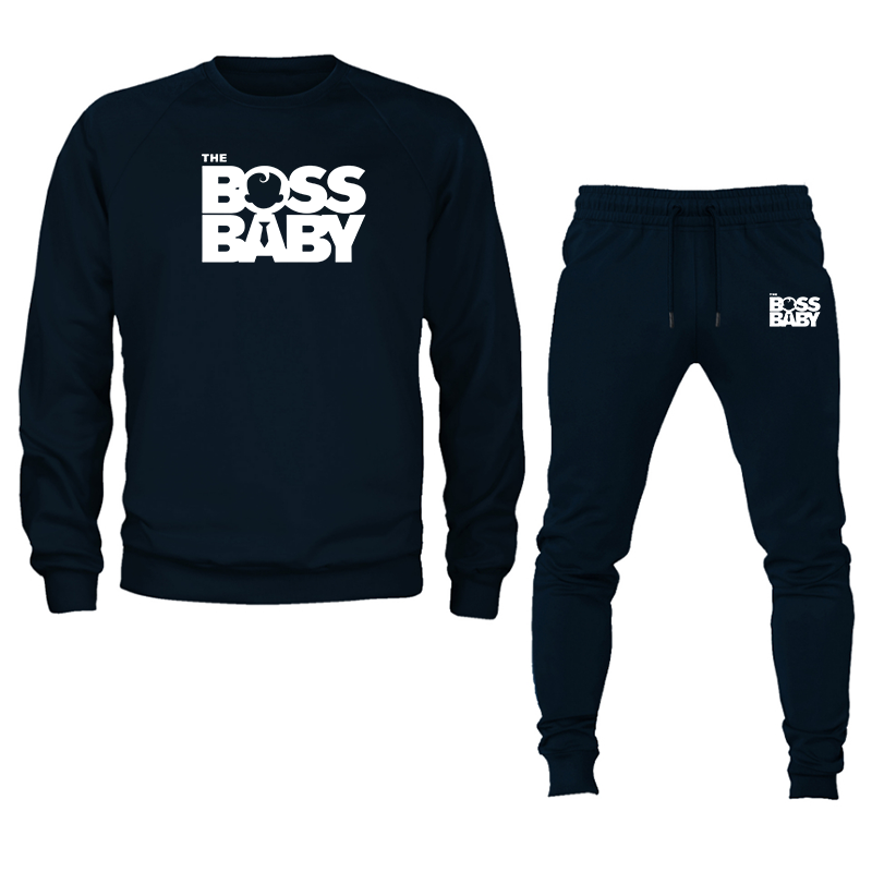 Men's Boss Baby  Crewneck Sweatshirt Joggers Set