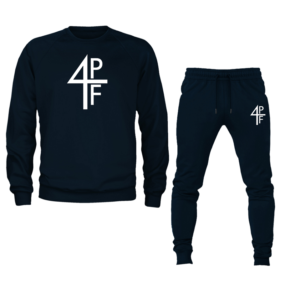 Men's Lil Baby 4PF Crewneck Sweatshirt Joggers Suit