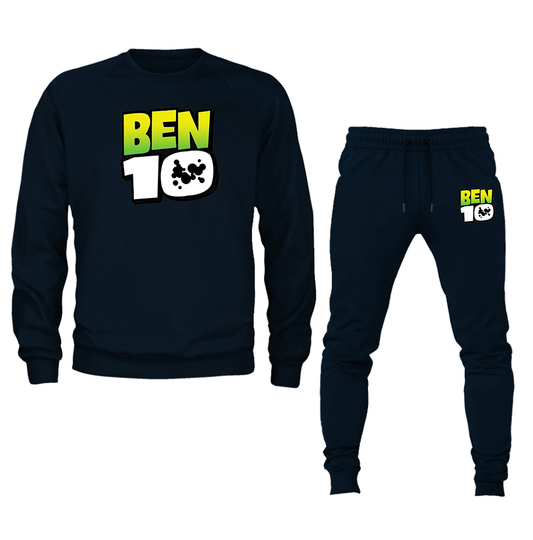 Men's Ben 10 Crewneck Sweatshirt Joggers Suit