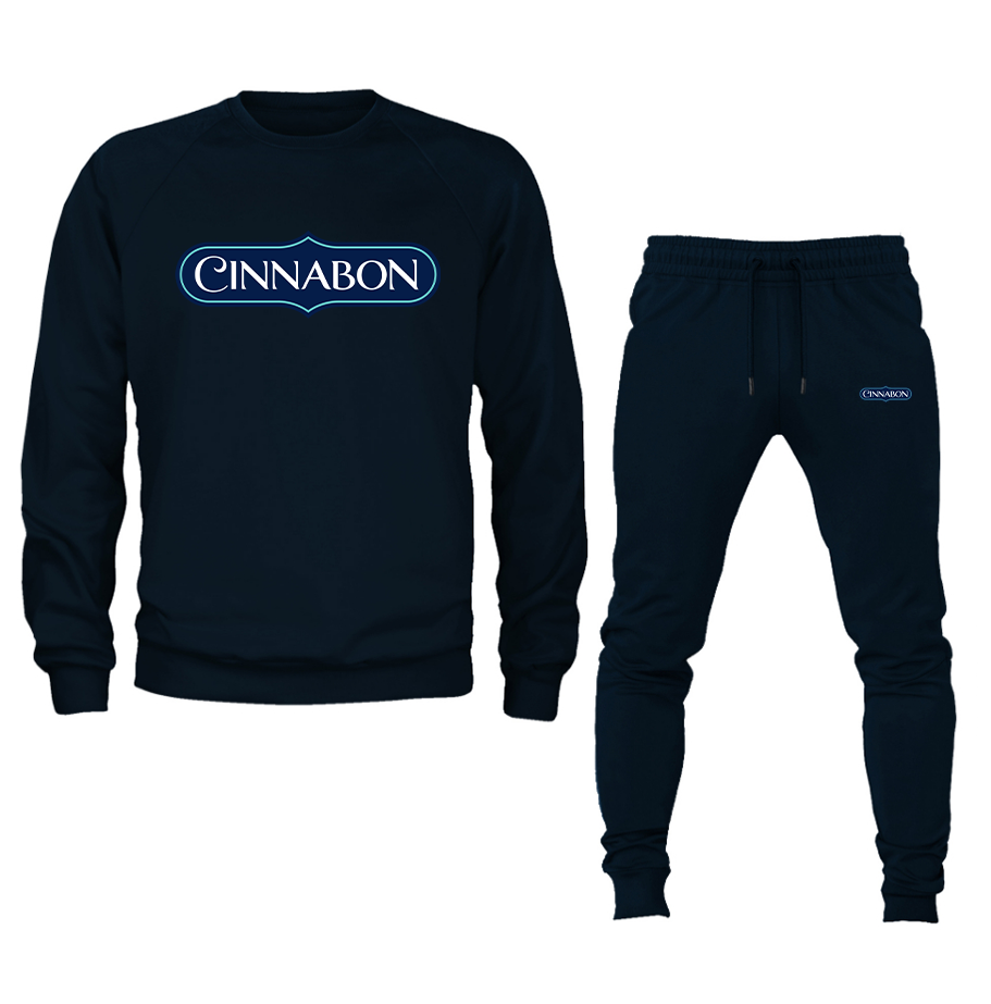 Men's Cinnabon Crewneck Sweatshirt Joggers Suit – Tee