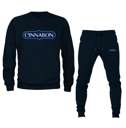 Men's Cinnabon Crewneck Sweatshirt Joggers Suit