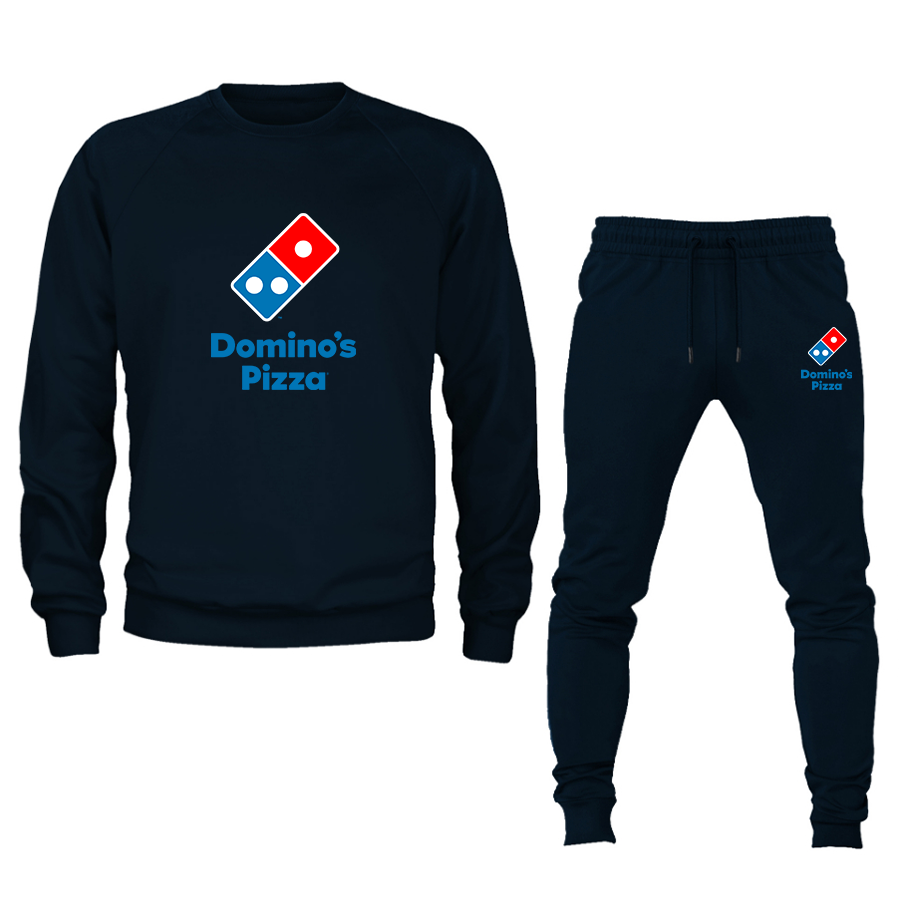 Men's Domino's Pizza Crewneck Sweatshirt Joggers Suit