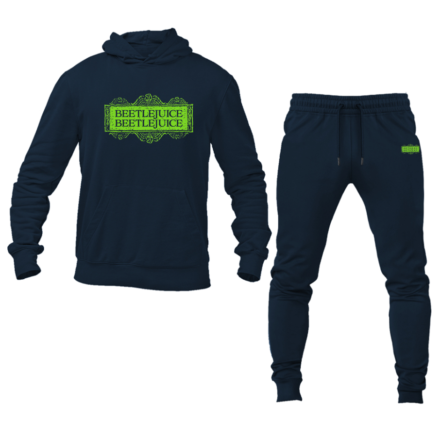 Men's Beetlejuice BeetleJuice Hoodie and Joggers Set