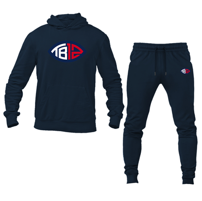 Men's Tom Brady 12 Hoodie and Joggers Set