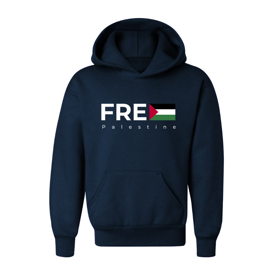 Youth's Free Palestine Pullover Hoodie