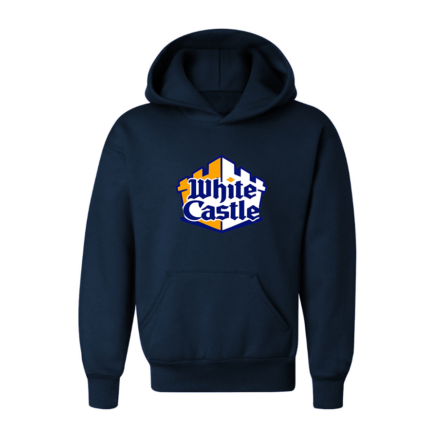 Youth's White Castle Pullover Hoodie