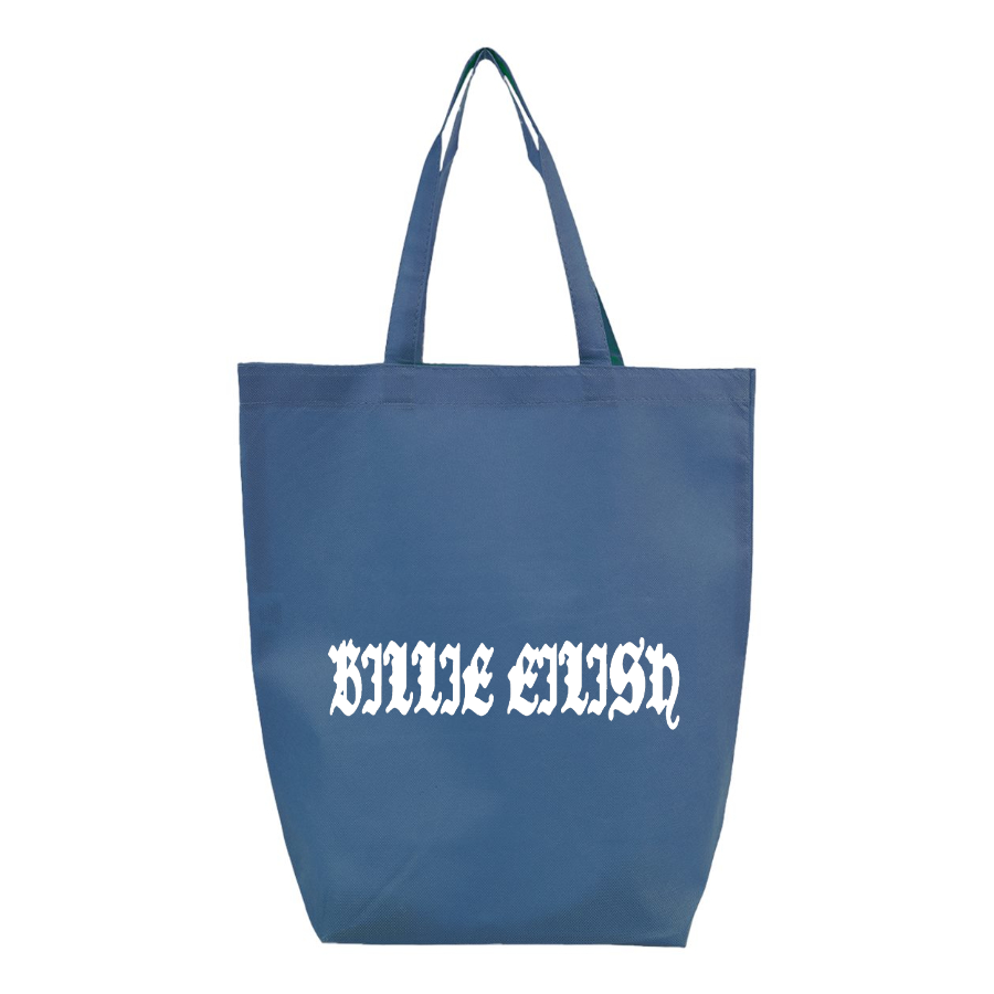 Billie Eilish Q-Tees  Non-Woven Gusset Bottom Tote