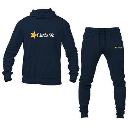 Men's Carl's Jr Hoodie and Joggers Set