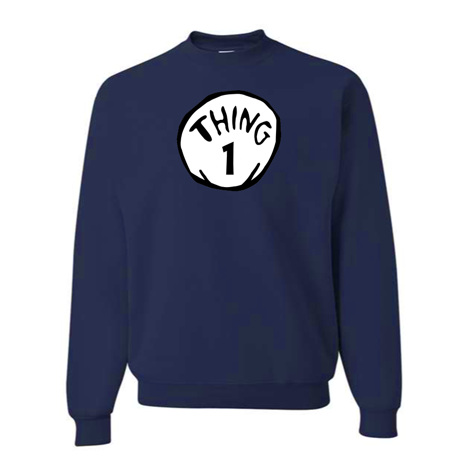 Men's Dr. Suess Thing 1 Crewneck Sweatshirt