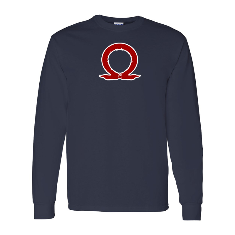 Men's God Of War Gildan Heavy Cotton Long Sleeve T-Shirt