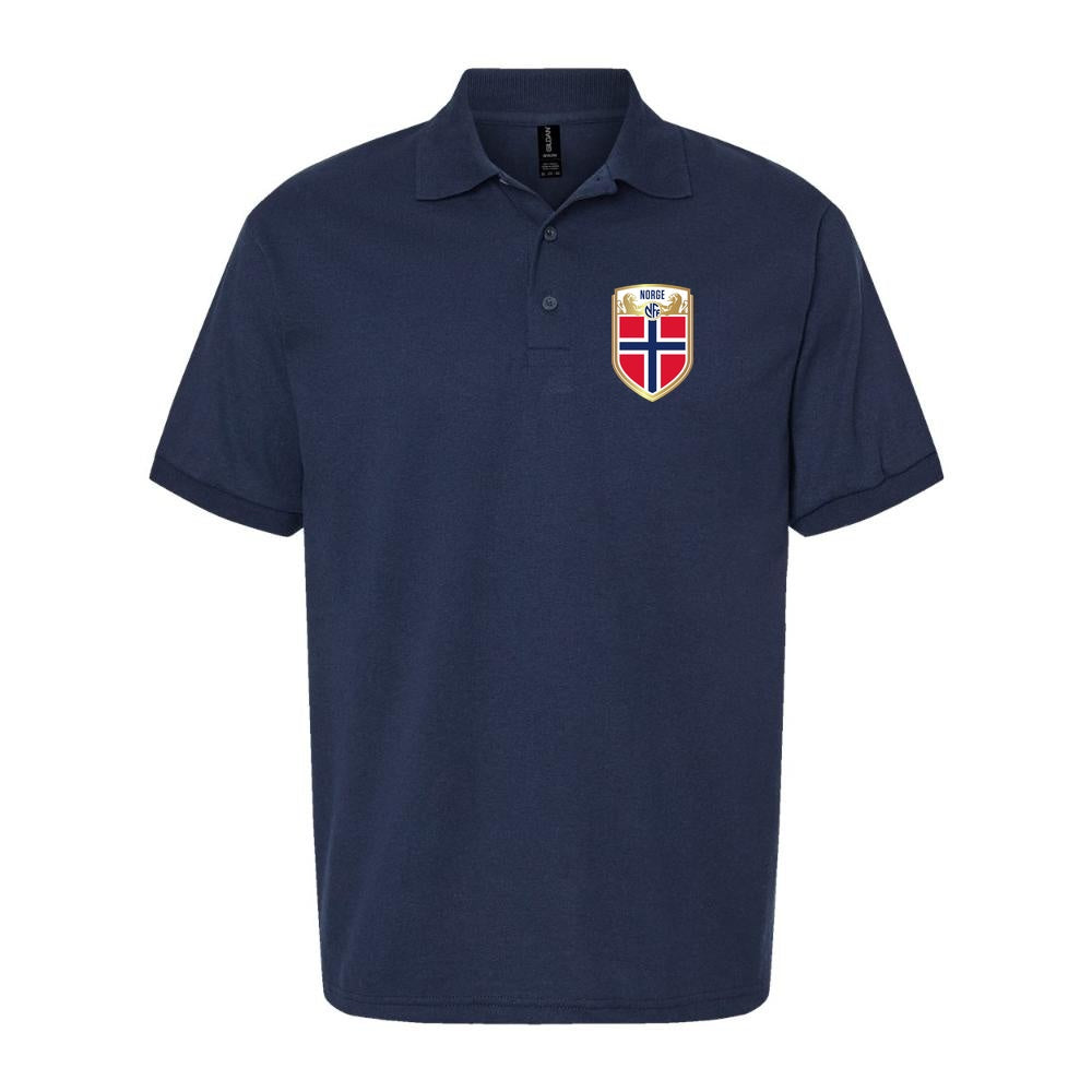 Men's Norway Soccer Dry Blend Polo