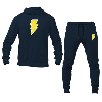 Men's Black Adam Hoodie and Joggers Set