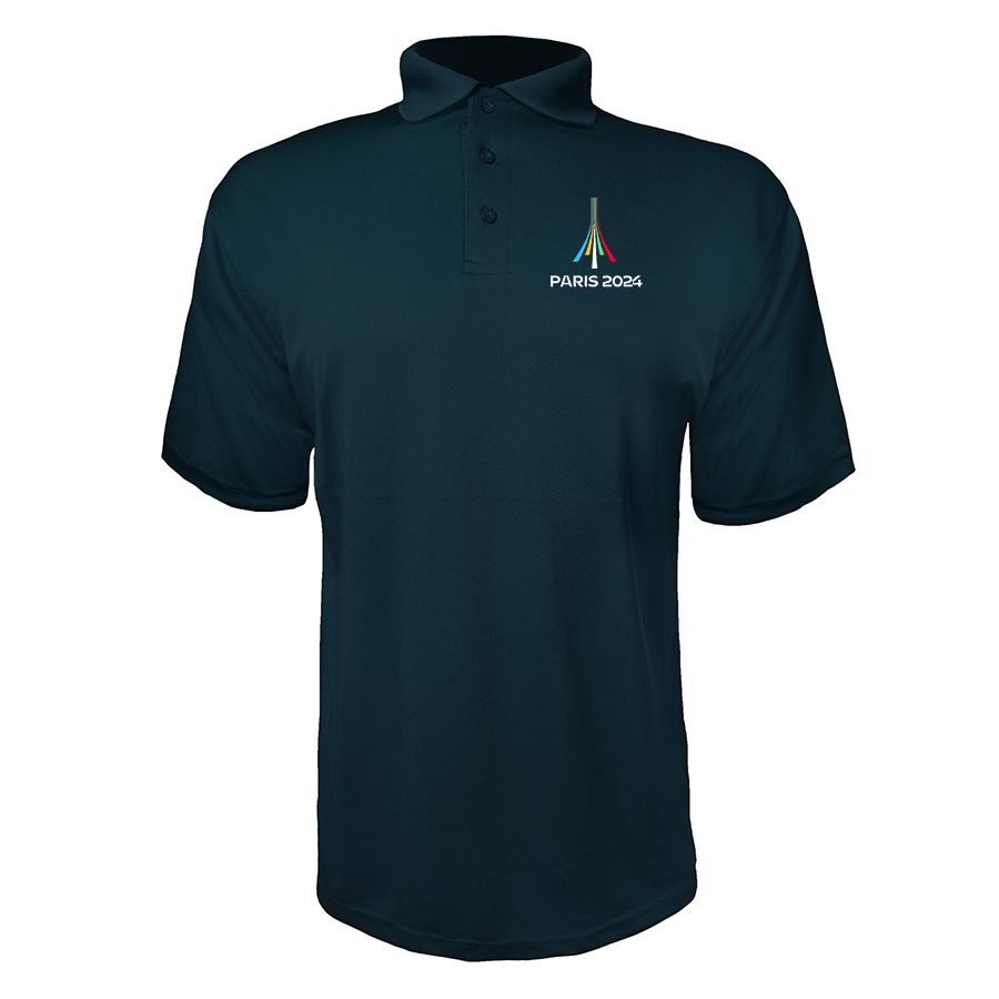 Men's Olympia Paris 2024  Polyester Polos