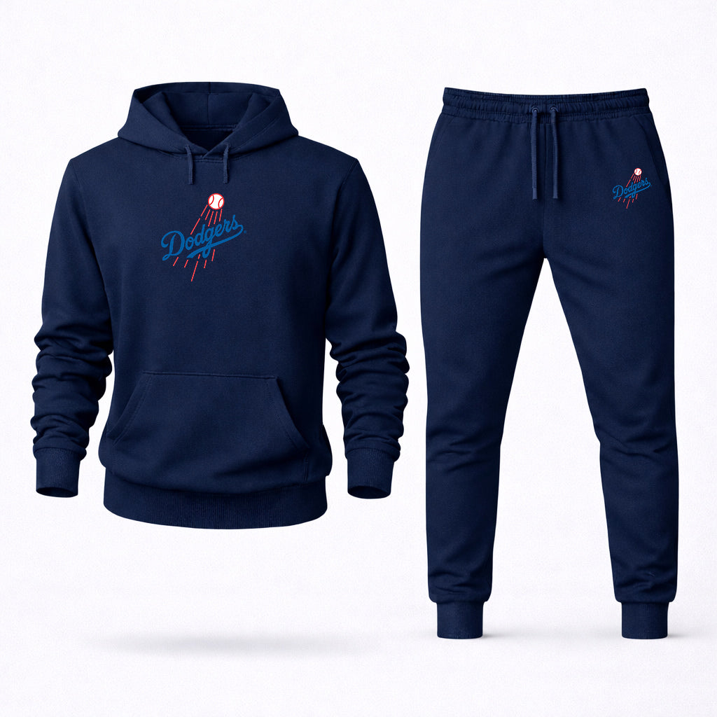 Men's Los Angeles Dodgers Hoodie and Joggers Set