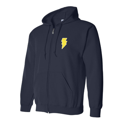 Men's Black Adam Zipper Hoodie