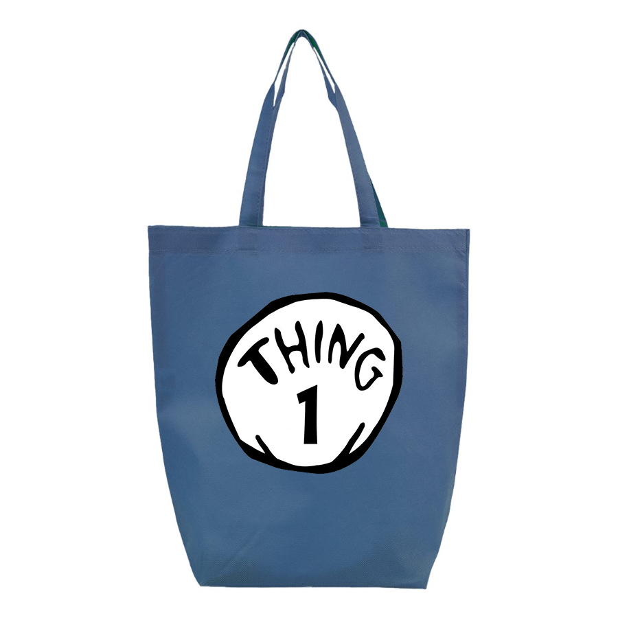 Dr. Suess Thing 1 Q-Tees Non-Woven Gusset Bottom Tote