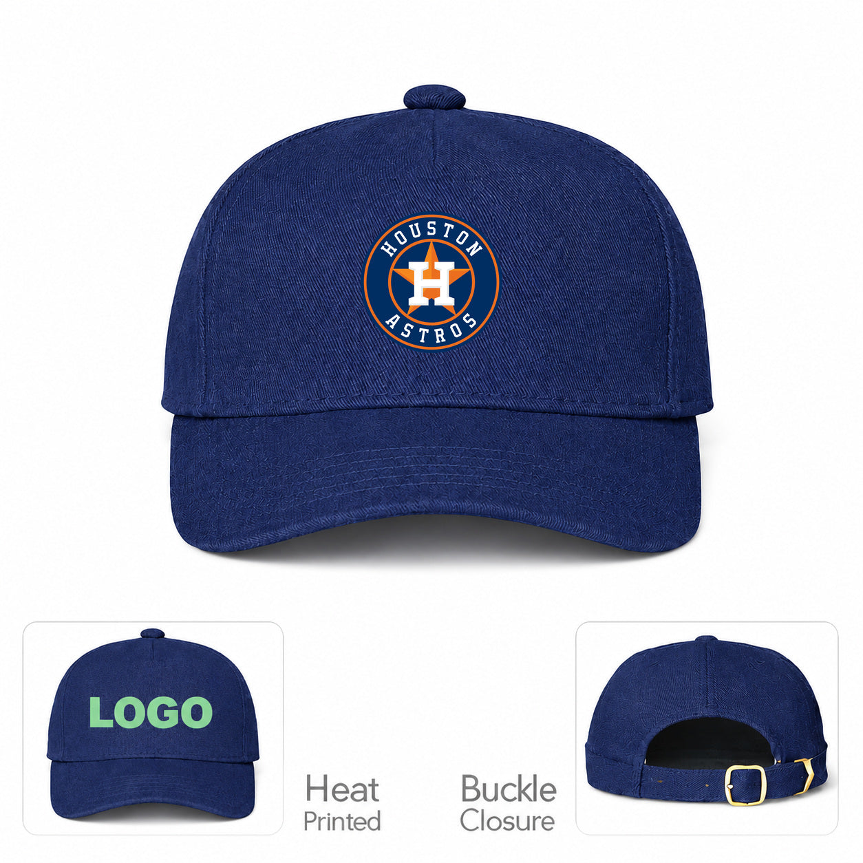 Houston Astros Dad Baseball Cap Hat