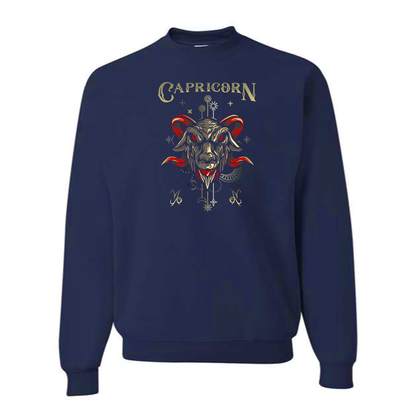 Men's Capricorn Zodiac Crewneck Sweatshirt