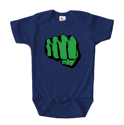 Hulk Punch Baby Romper Onesie