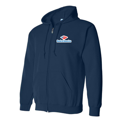 Men's Bank Of America Zipper Hoodie