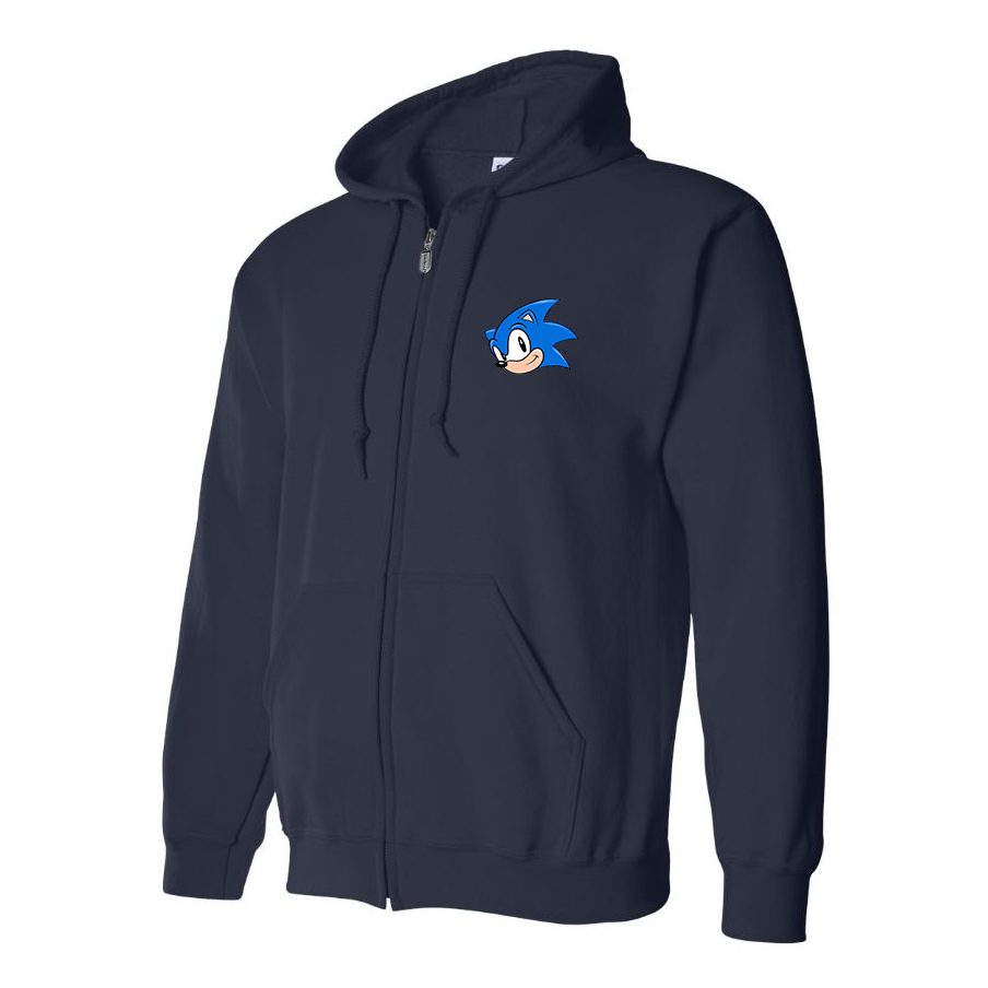 Men's Sonic the Hedgehog Zipper Hoodie