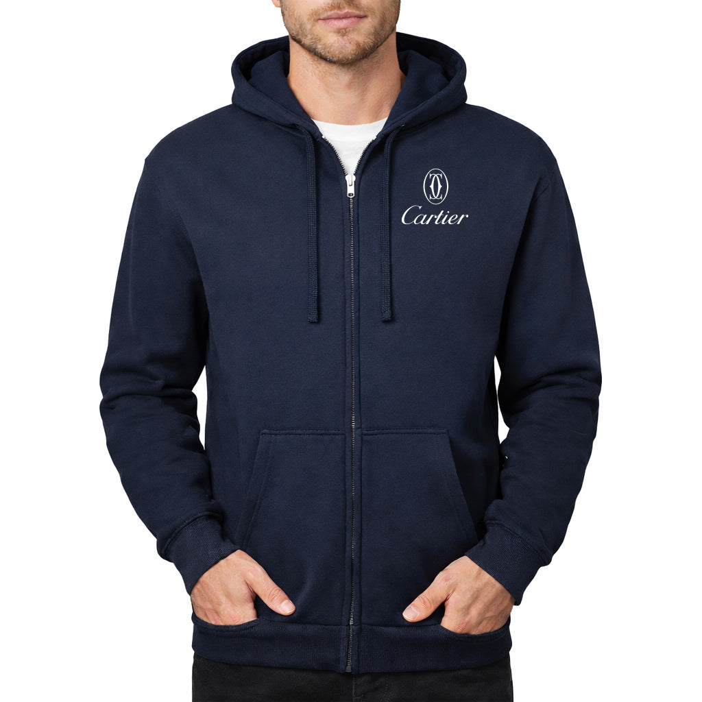 Men's Cartier Jeweller and Watchmaker Zipper Hoodie