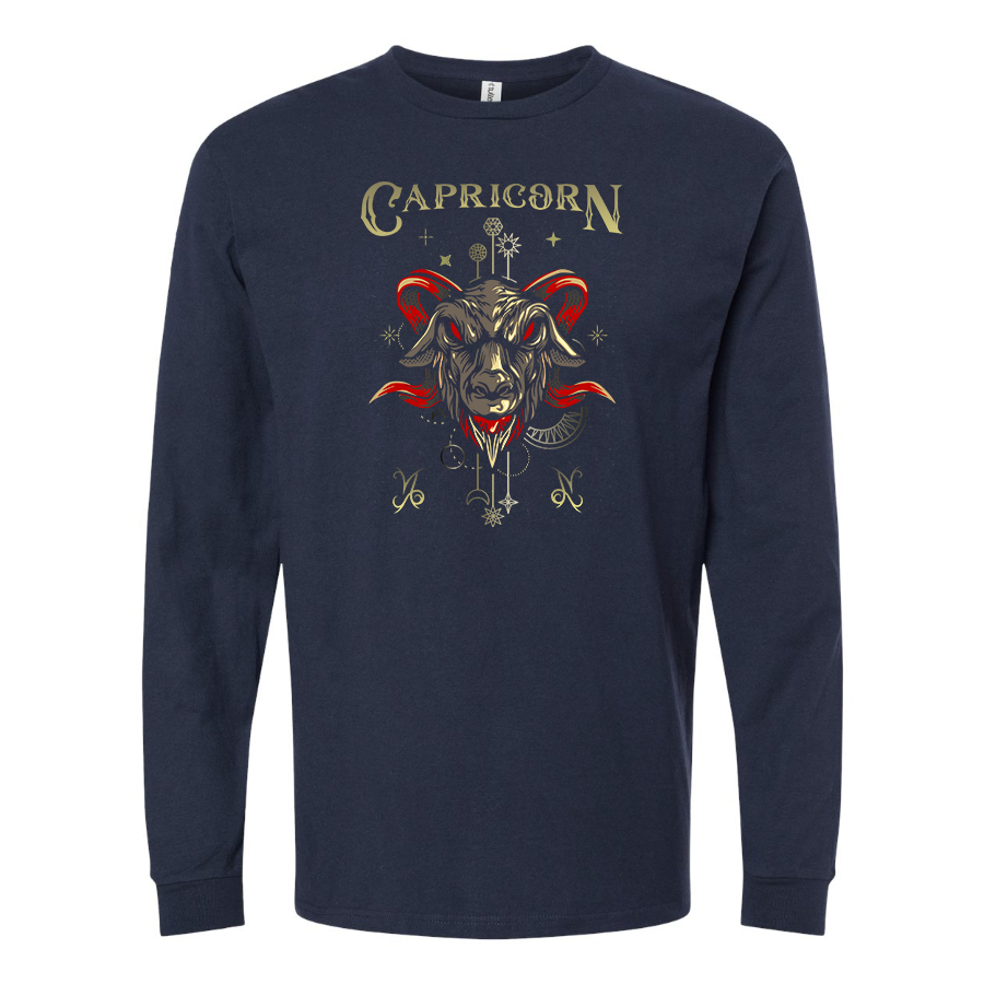 Men's Capricorn Zodiac sign Long sleeves T-Shirt