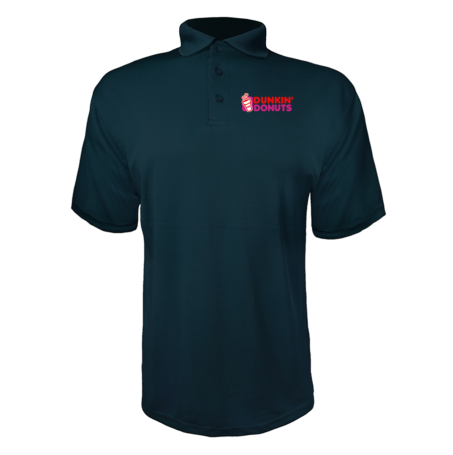 Men's Dunkin Donuts  Polyester Polos