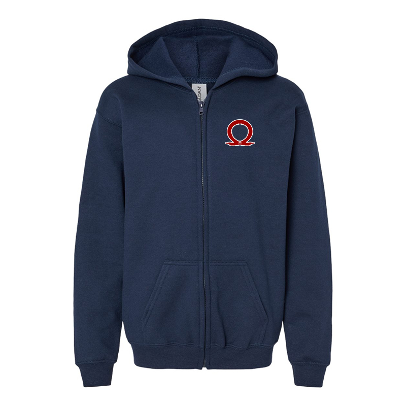 Youth's God Of War Gildan Heavy Blend Full-Zip Hooded Sweatshirt