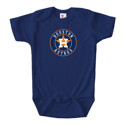 Houston Astros Baseball Baby Romper Onesie