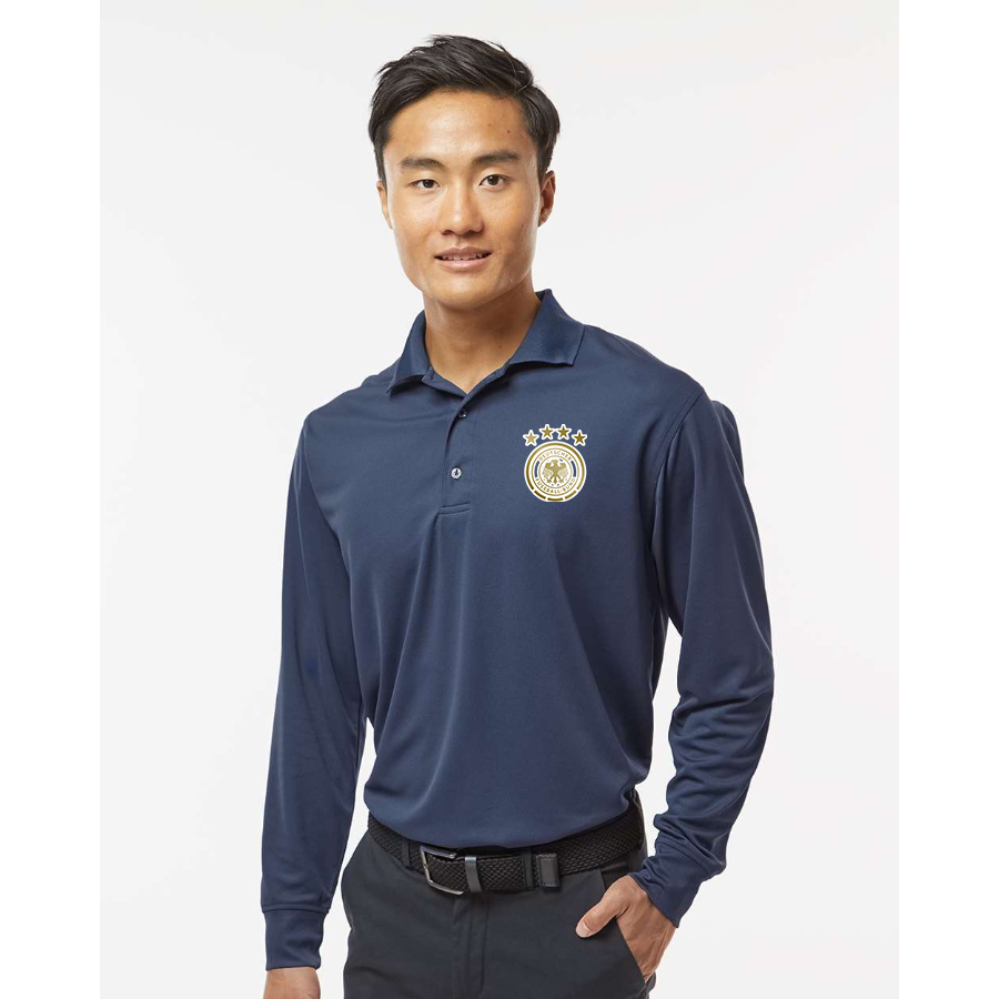 Men's Germany soccer Paragon Prescott Long Sleeve Polo