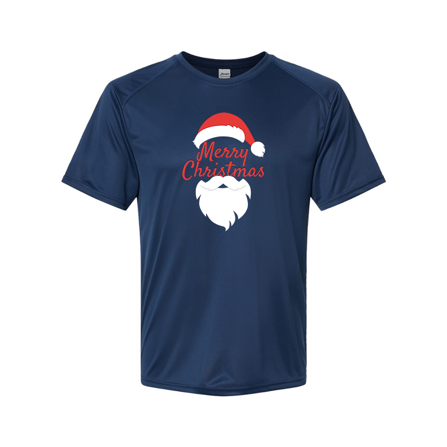 Men's Merry Christmas Santa Claus Performance T-Shirt