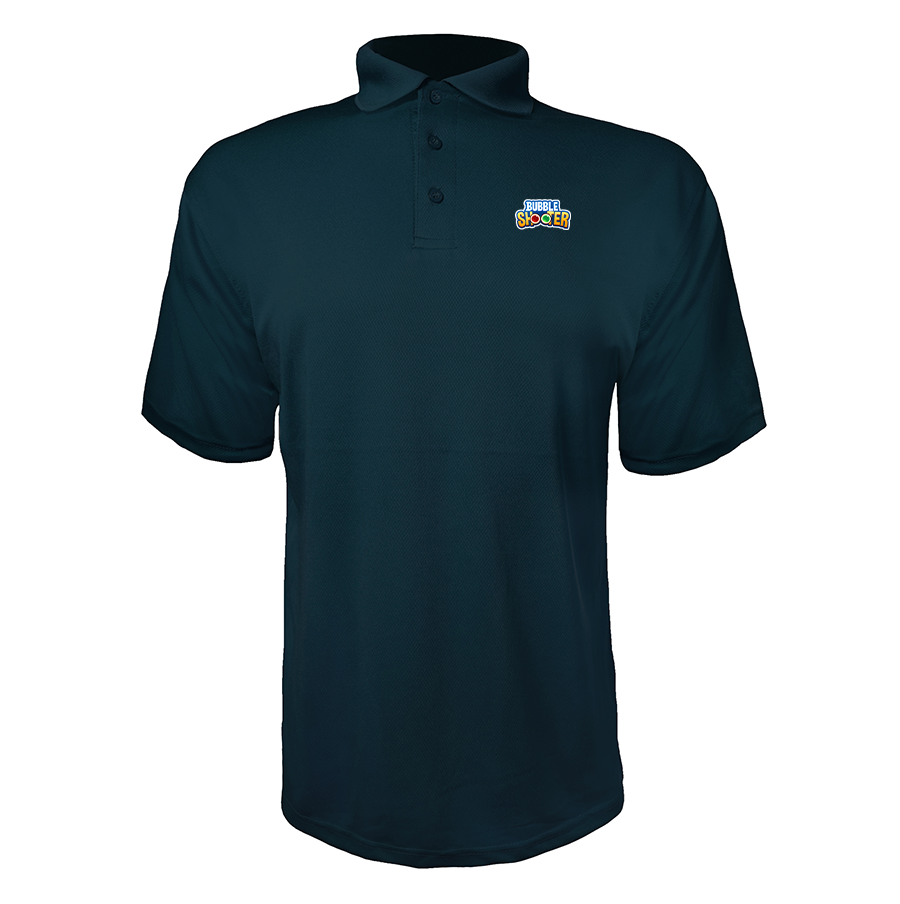 Men's Bubble Shooter Polyester Polos