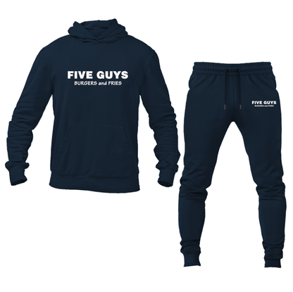 Men's Five Guys  Hoodie and Joggers Set