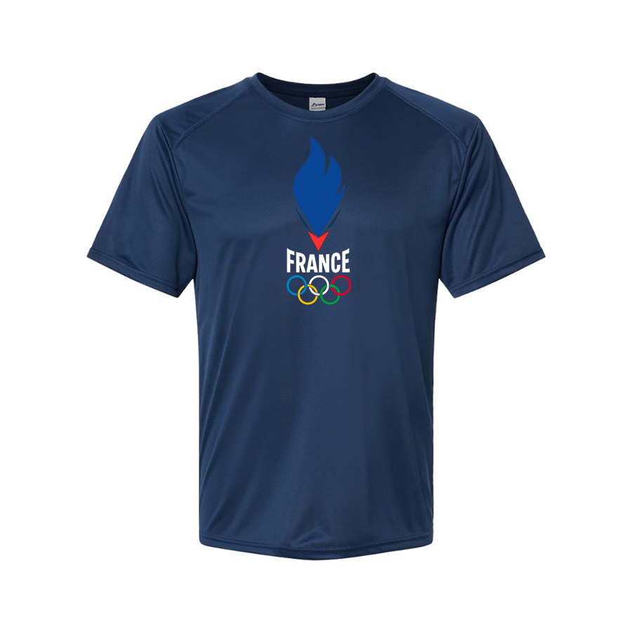 Youth France Olympia 2024 Performance T-Shirt