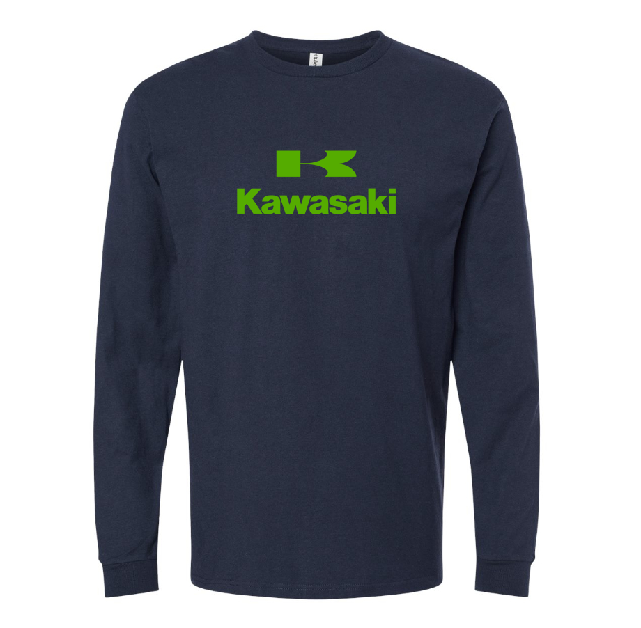 Men's Kawasaki Bike Motorcycle Long sleeves T-Shirt
