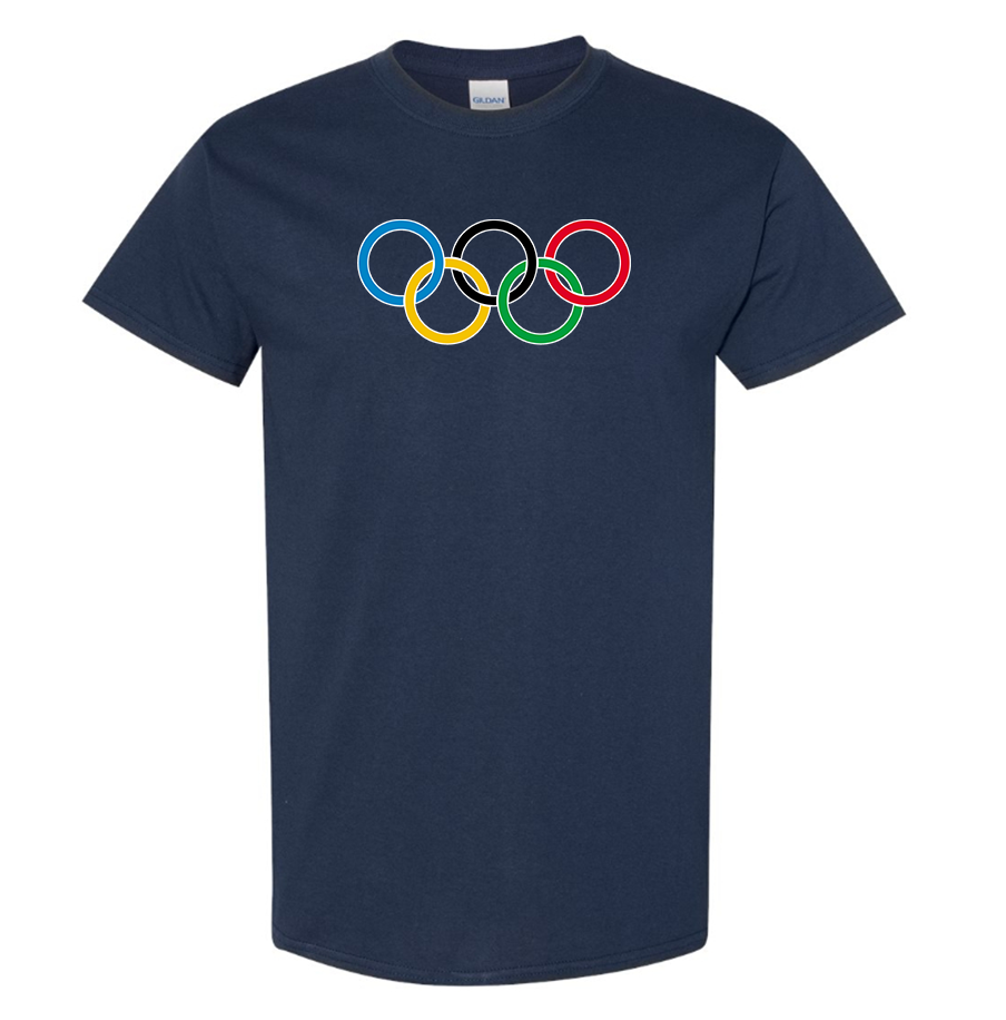 Men's Olympics Rings Cotton T-Shirt