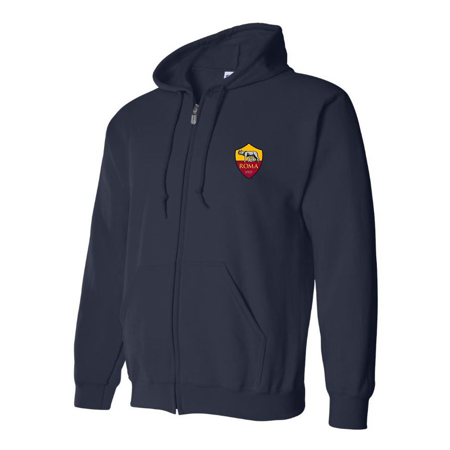 Men's AS Roma Zipper Hoodie