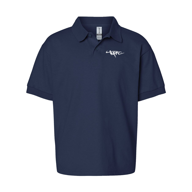 Youth's Tupac Gildan Dry Blend Jersey Polo