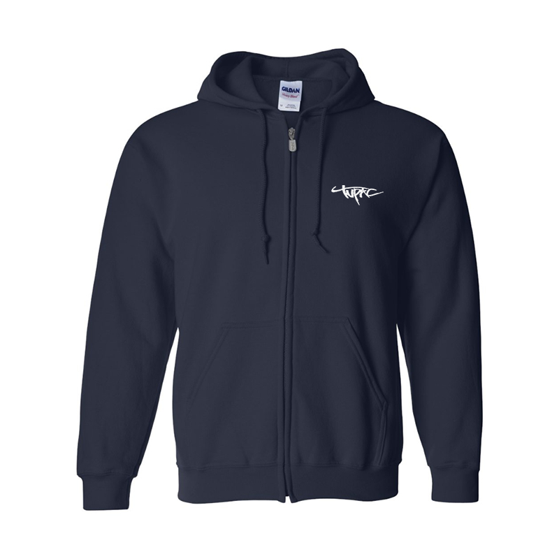 Men's Tupac Gildan Heavy Blend Full-Zip Hooded Sweatshirt