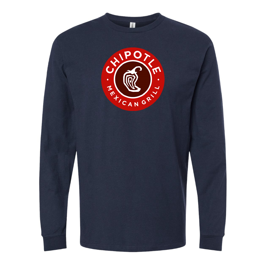 Men's  Long sleeves T-Shirt Chipotle Mexican Grill