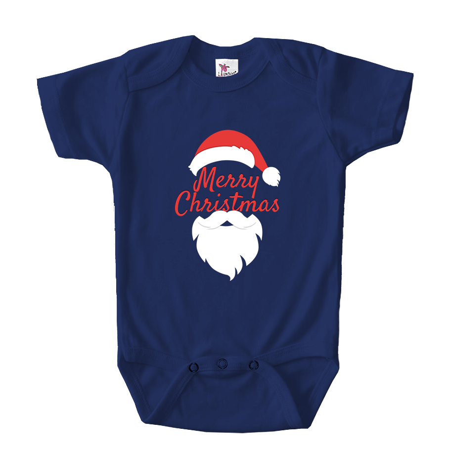 Merry Christmas Santa Claus Baby Romper Onesie