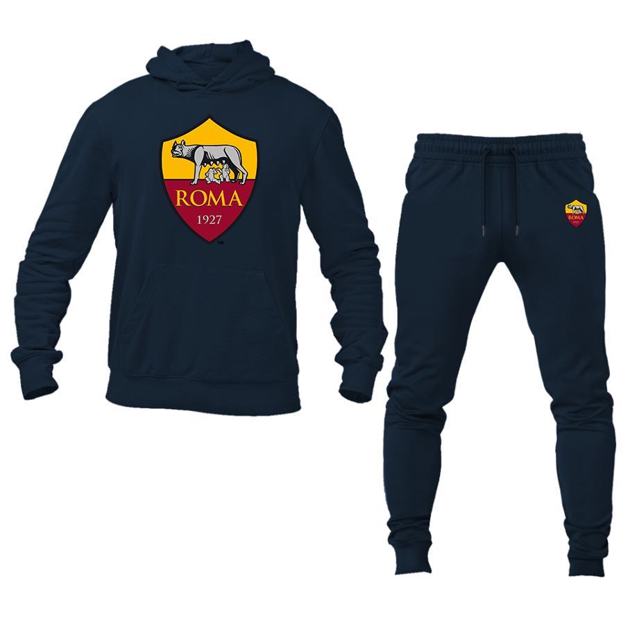 Men's AS Roma Hoodie and Joggers Set