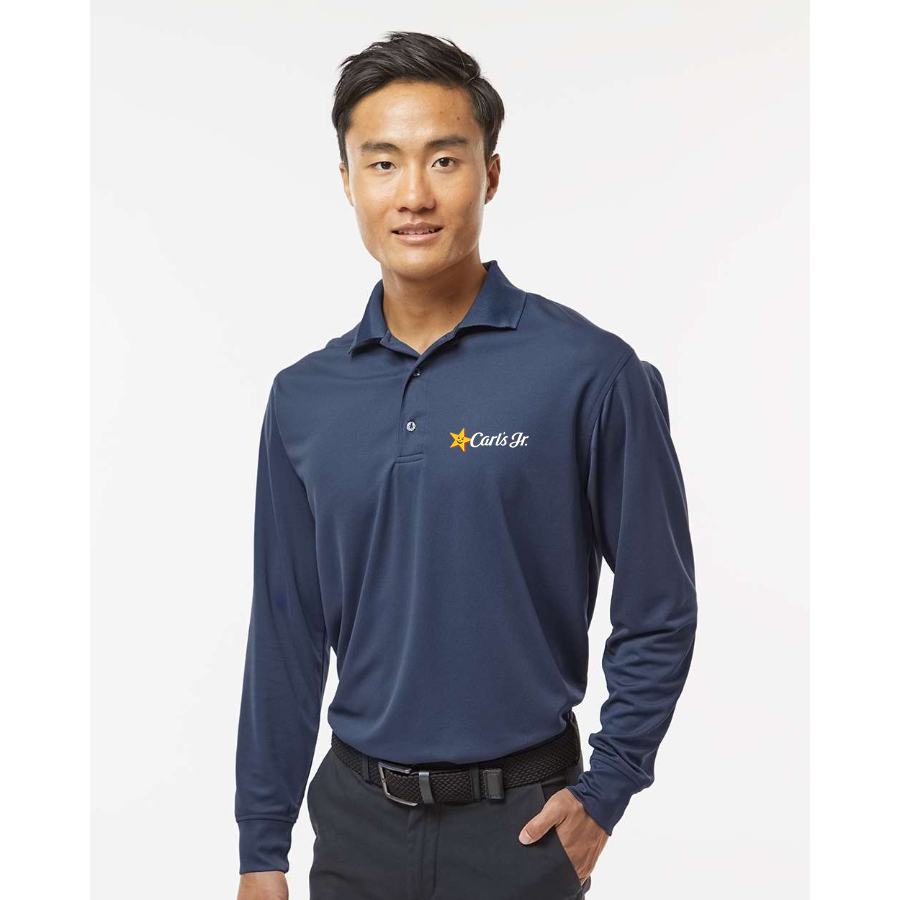 Men's Carl's Jr Paragon Prescott Long Sleeve Polo