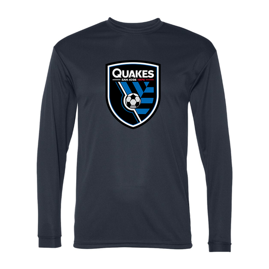 San Joke Earthquakes Sport Performance Long Sleeve T-Shirt