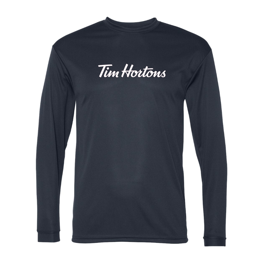 Men's Tim Hortons Polyester Long Sleeve T-Shirt