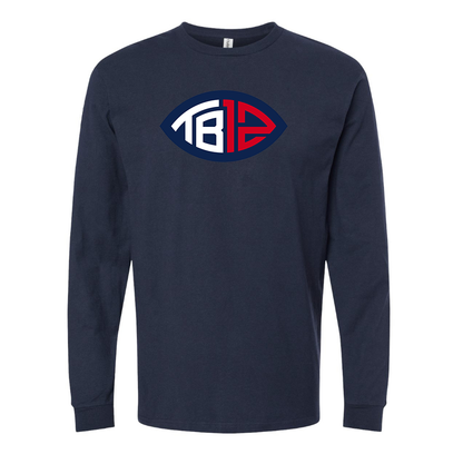 Men's Tom Brady 12 Long sleeves T-Shirt