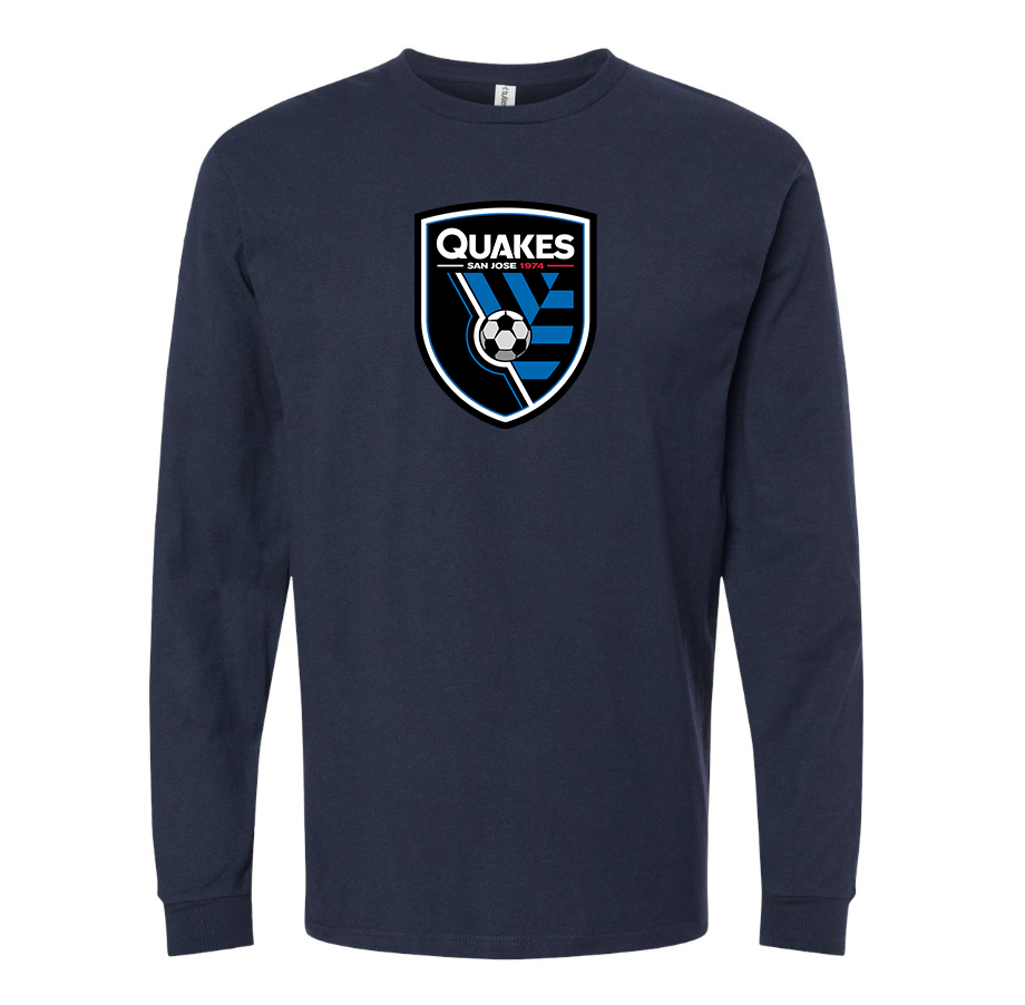 Men's San Joke Earthquakes  Long sleeves T-Shirt